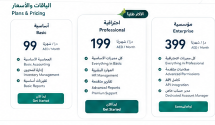 English pricing showcase